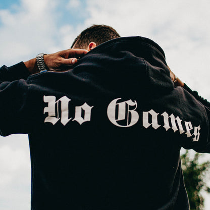 No Games Hoodie [Black]